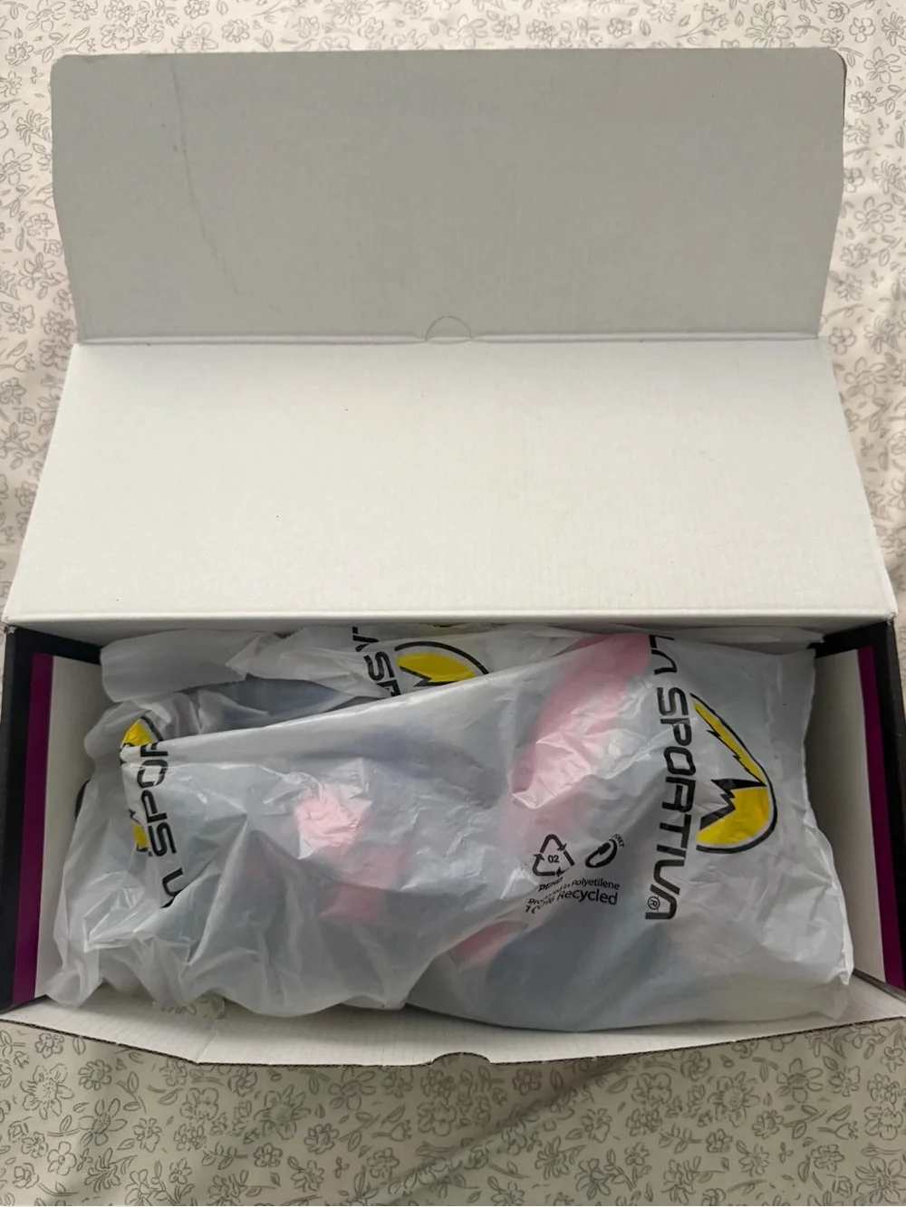 La Sportiva Women’s Pink and Purple Kubo Climbing Shoes